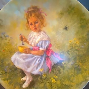 Little Miss Muffet -  Collector plate